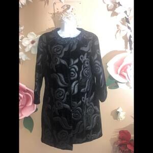 leather suede velvet Jacket sequin embroidery